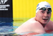 Archie Goodburn: el nadador que desafía al cáncer cerebral desde la piscina Archie Goodburn en los Commonwealth Games.