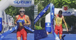 Marina Muñoz y Eneko De Castro nuevos campeones de Europa de Triatlón Cross