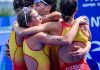 España logra una victoria histórica en el relevo mixto de la Copa del Mundo de Chengdu Copa del Mundo de Chengdu