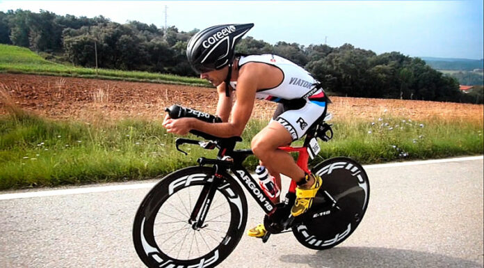Richard Calle se despide del Prat Triatló