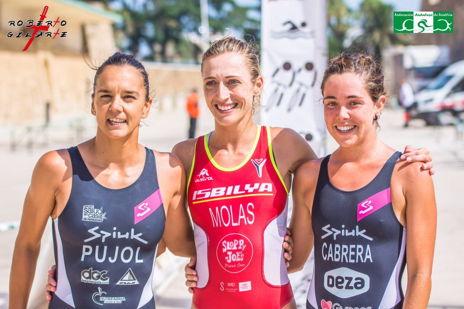 Camilo Puertas y Rocío Molas Campeones de Andalucía de Acuatlón